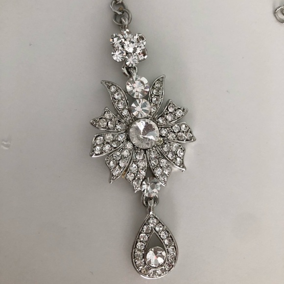 Indian silver necklace set - Picture 3 of 12